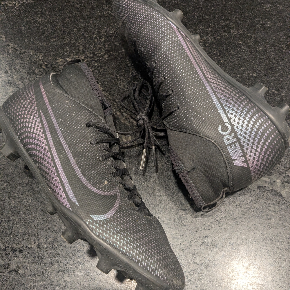 Nike Mercurial Black Soccer Cleats